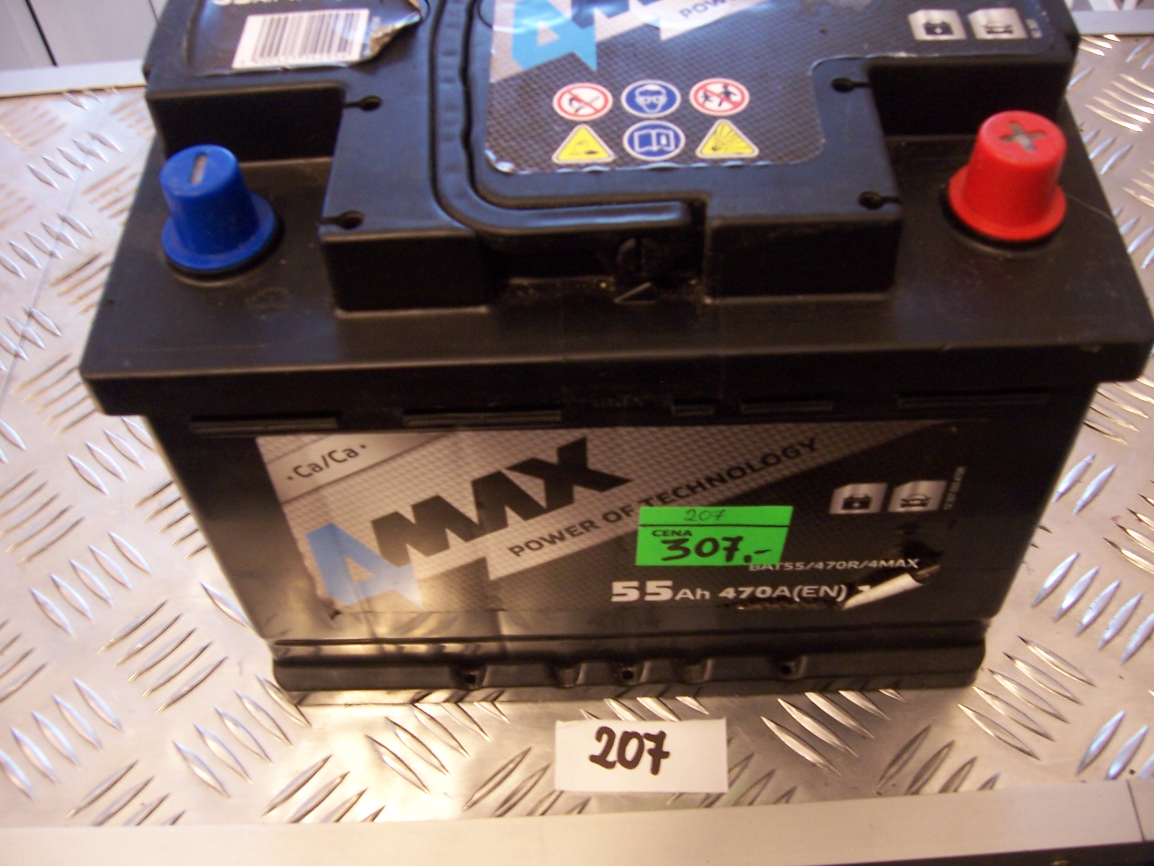 4MAX 55Ah 470A P+242x175x190