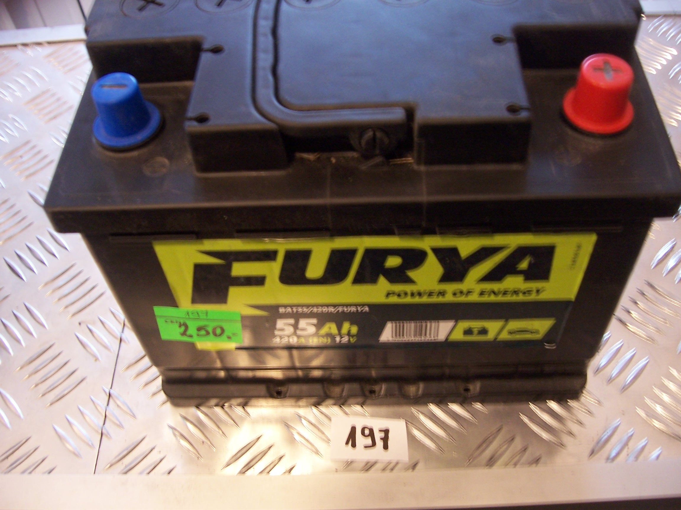 FURYA 55 Ah 420A P+242x175x190