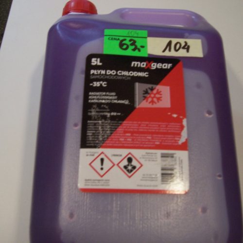 Płyn do chłodnic Maxgear G12 fioletowy -35C 5 l.