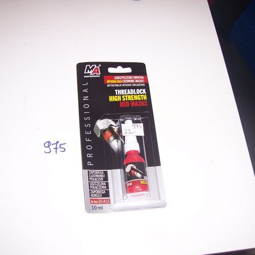 Zabezp.gwintów silny 10ML czerwony-trwały MA262