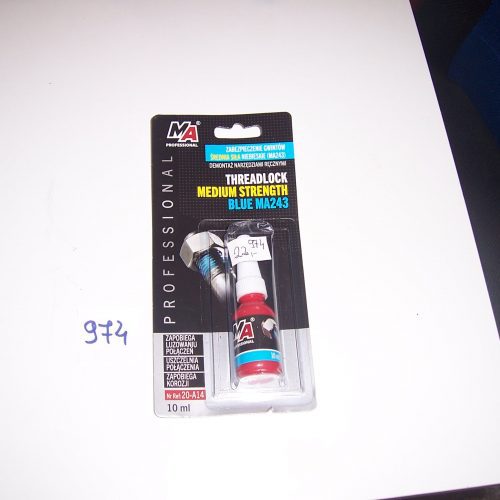 Zabezp.gwintów średni 10ML niebieski-średni MA243
